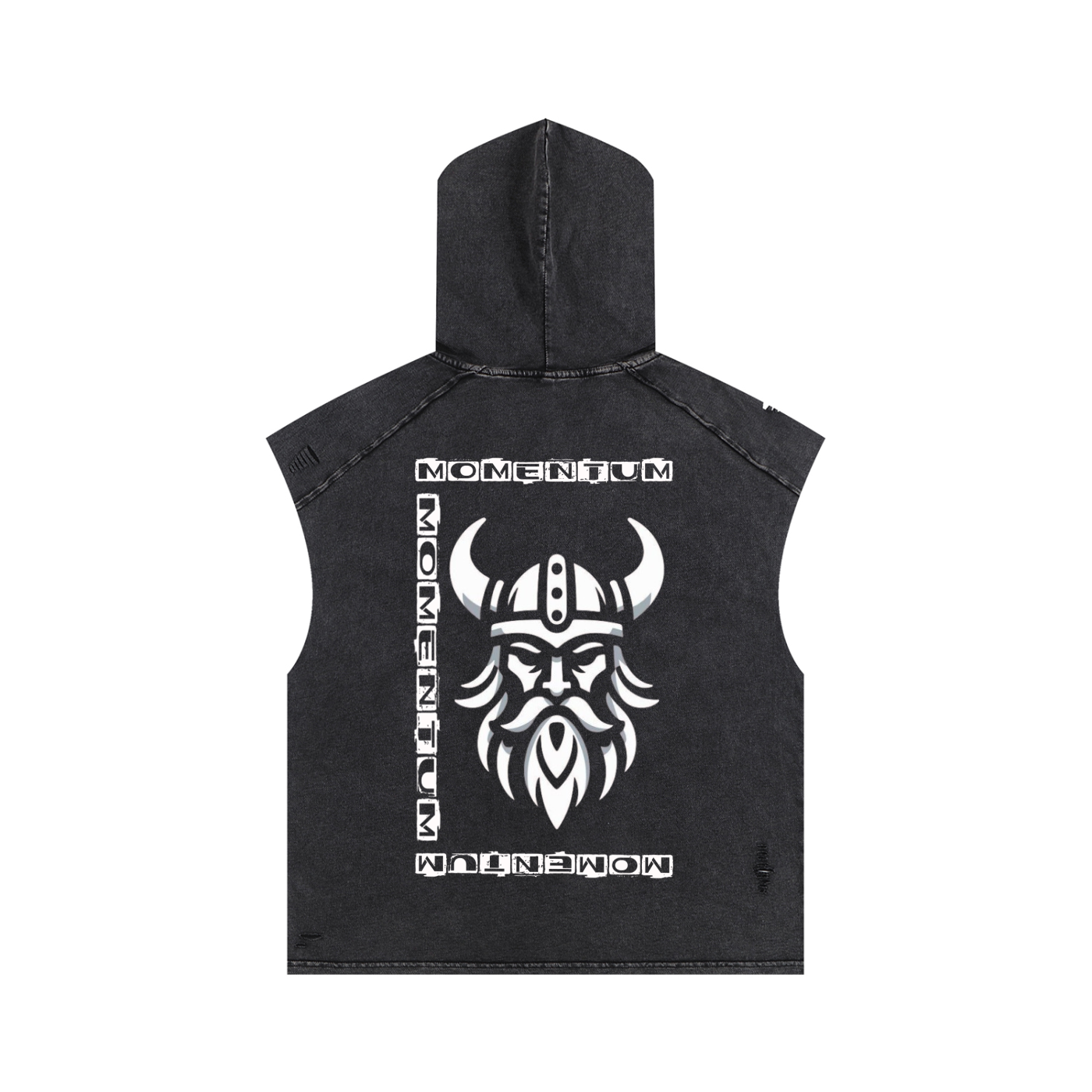 Snow Washed Boxy Hooded Tank Top